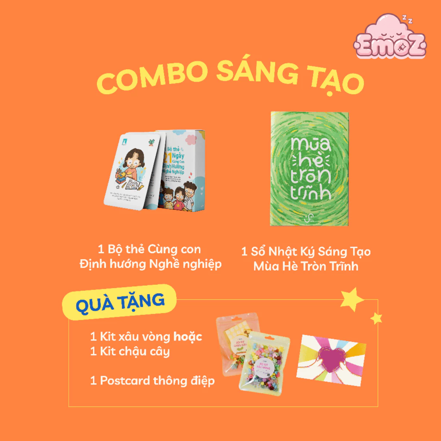 Bộ thẻ Cùng con kết nối và hướng nghiệp -EmoZ - Ảnh 4